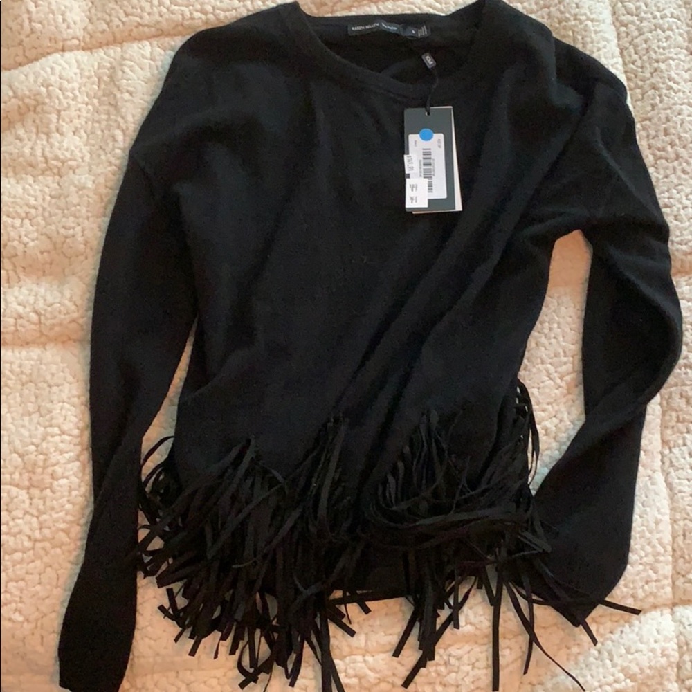 NWT Karen Millen Fringe Sweater